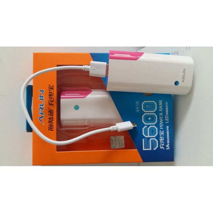 Pin Dự Phòng Arun 5600mAh (Chính Hãng)