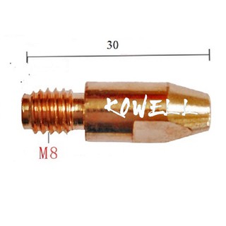 10 cái bép hàn mig 36KD M8*30*0.8/1.0/1.2/1.6