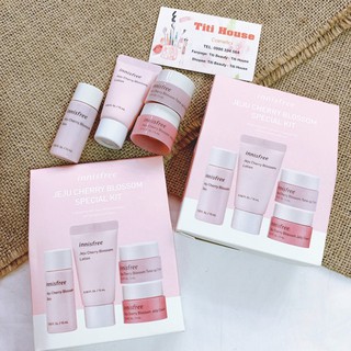 Set dưỡng trắng da hoa anh đào innisfree mini