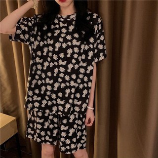 BỘ NGỦ HOA CÚC HỌA MI ĐEN
