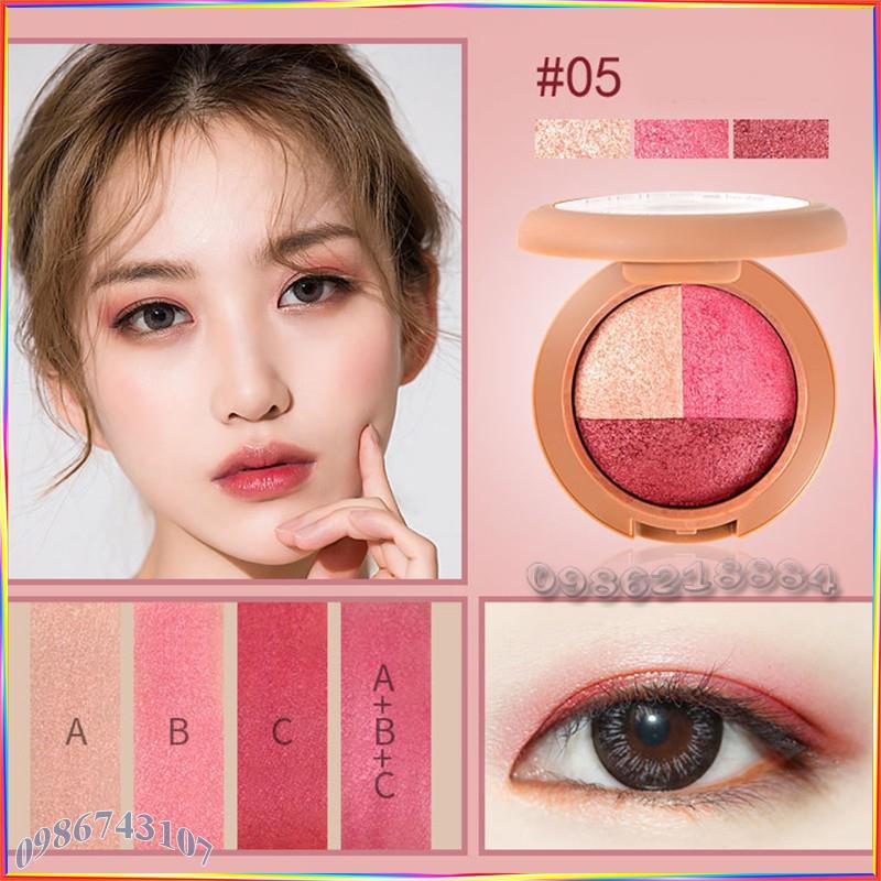 Phấn mắt 3 ô màu MEIKOGEE AKG3 | BigBuy360 - bigbuy360.vn