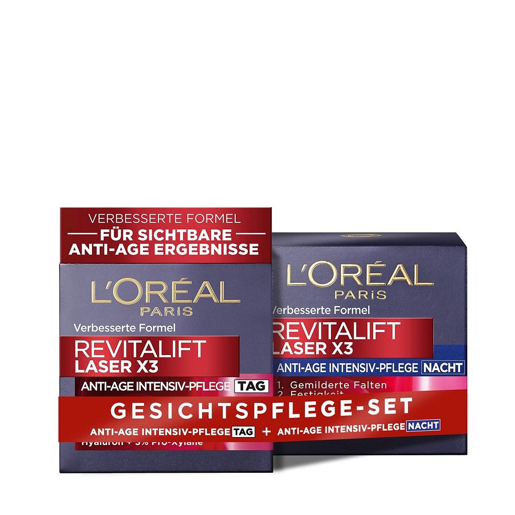 Kem dưỡng da L'oréal Revitalift Laser x3 chống lão hóa với gấp 3 Laser [Hàng Đức]