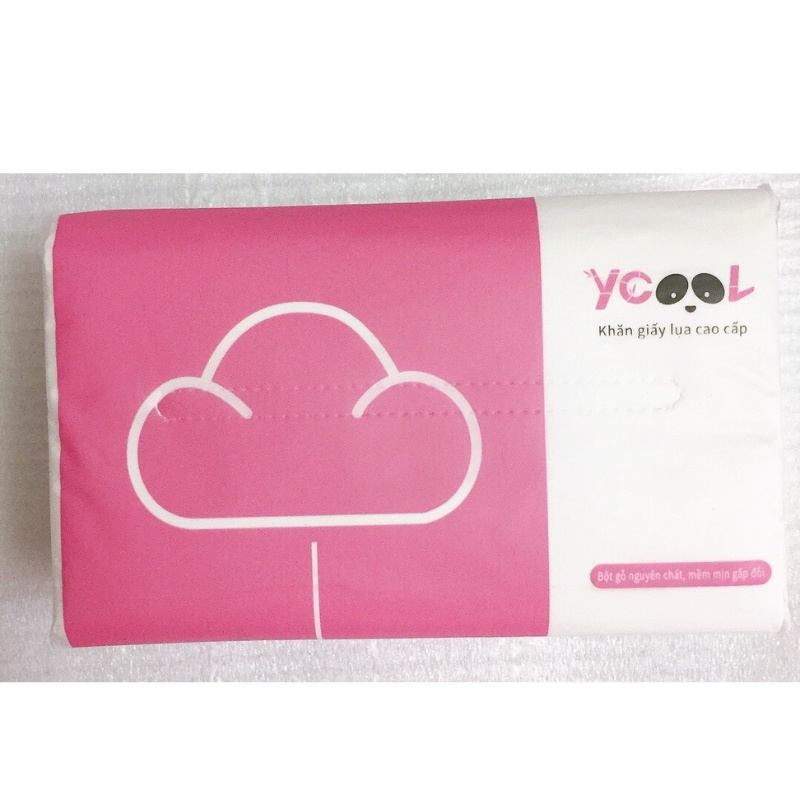 Khăn giấy lụa cao cấp YCOOL, khăn giấy rút Thùng 24 gói/300 tờ/4 lớp mềm mịn trắng tự nhiên 4 lớp nthinhuy01