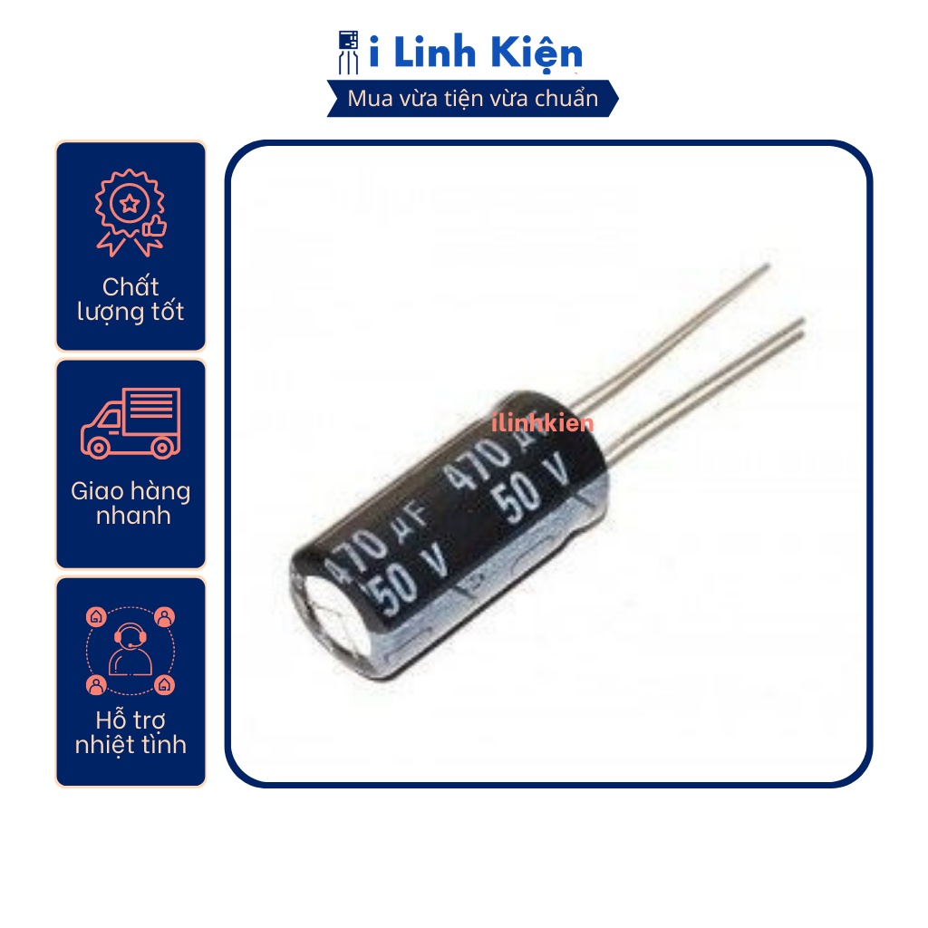 Tụ hóa 50V 0.1uF-6800uF