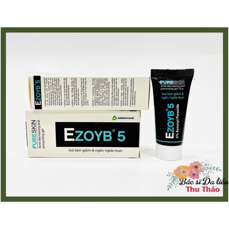 [10g] GEL GIẢM MỤN EZOYB 5 (BENZOYL PEROXIDE - BPO 5%)