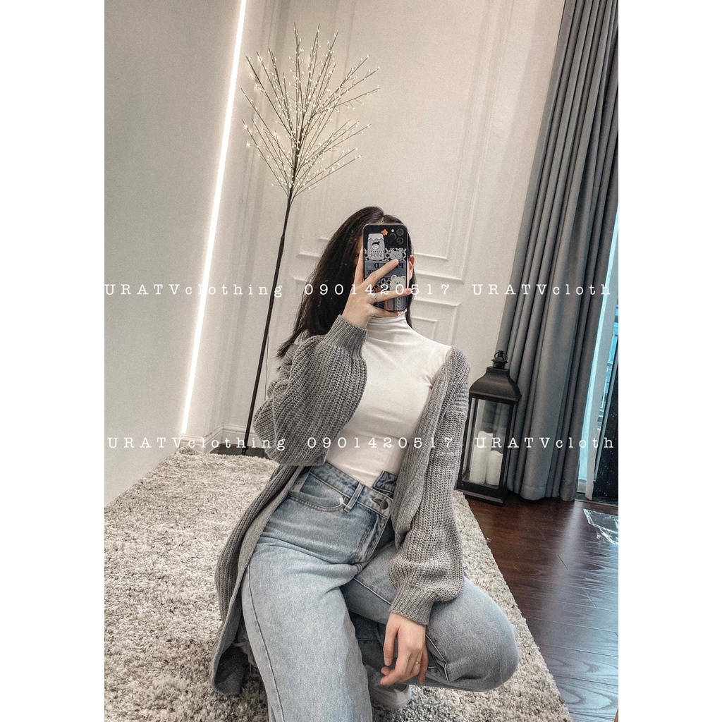 [FREESHIP-ẢNH THẬT] Áo cardigan form dài 235