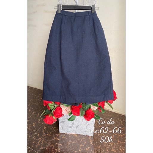 Chân váy dạ dài kiểu