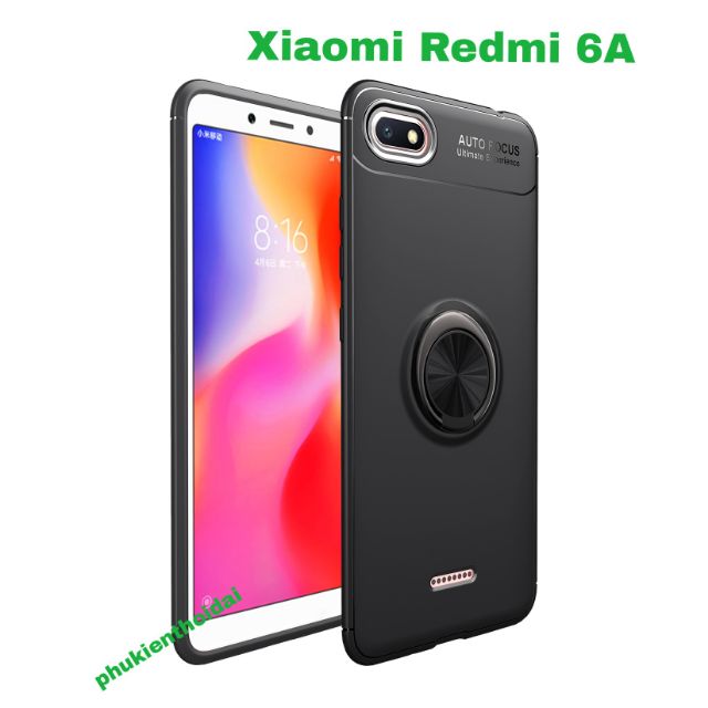 Xiaomi Redmi 6A FREESHIP Từ 50k ốp lưng chống sốc kiêm nhẫn ô tô AUTO FOCUS