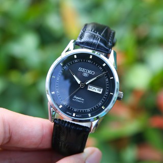 Đồng hồ nam dây da SE6888 mặt kính Sapphire hiển thị lịch ngày tháng -Thiết kế sang trọng - Chống xước - Chống Nước