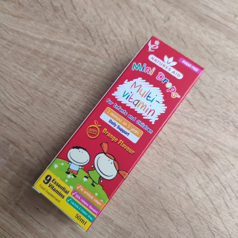 MULTI VITAMIN NATURES AID CHO BÉ 3 THÁNG ĐẾN 5 TUỔI