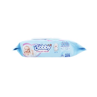 *SALE* Combo 10 gói khăn ướt Bobby 100 miếng