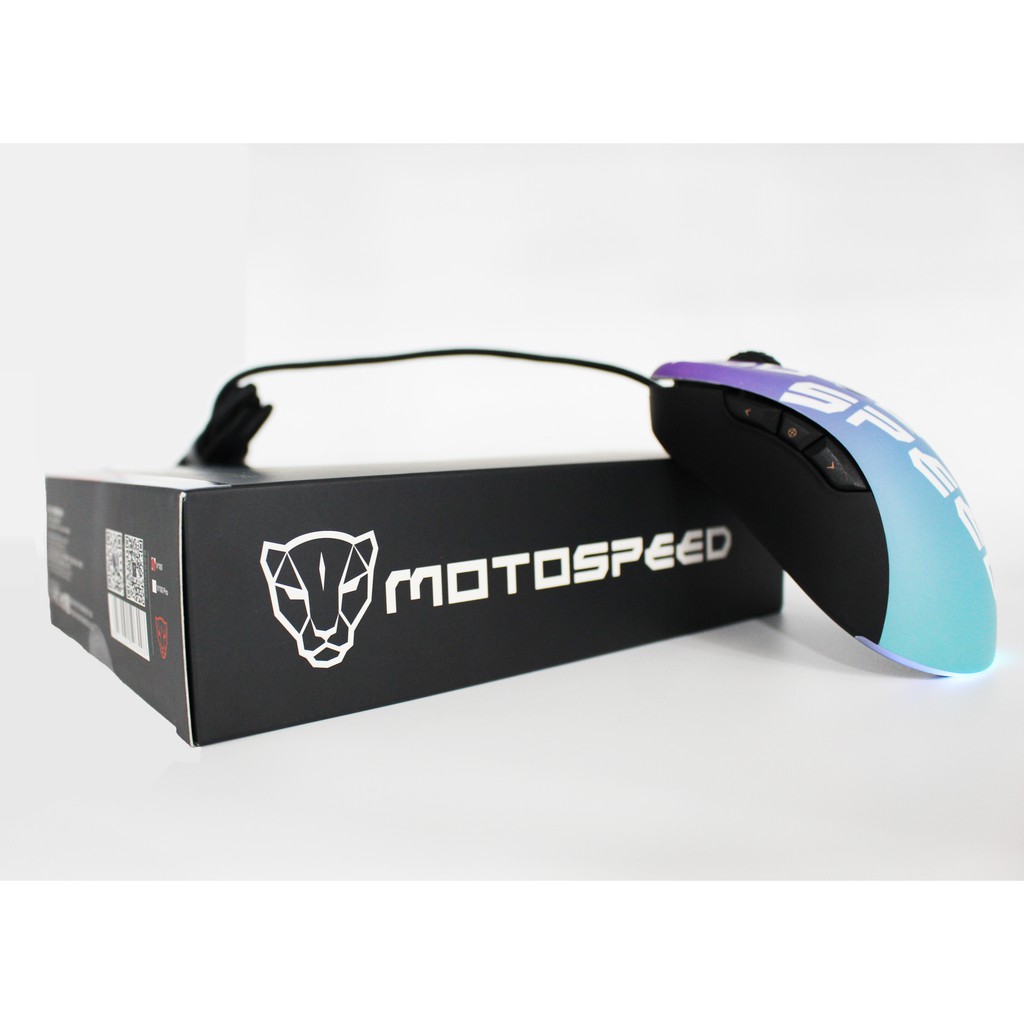 CHUỘT GAME Motospeed V100PRO LED RGB 6200Dpi chuyên dụng cho game thủ