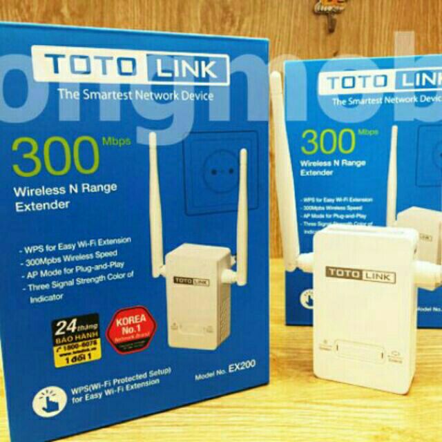 Totolink EX200 - Bộ Mở Rộng Sóng Wifi Chuẩn N | WebRaoVat - webraovat.net.vn