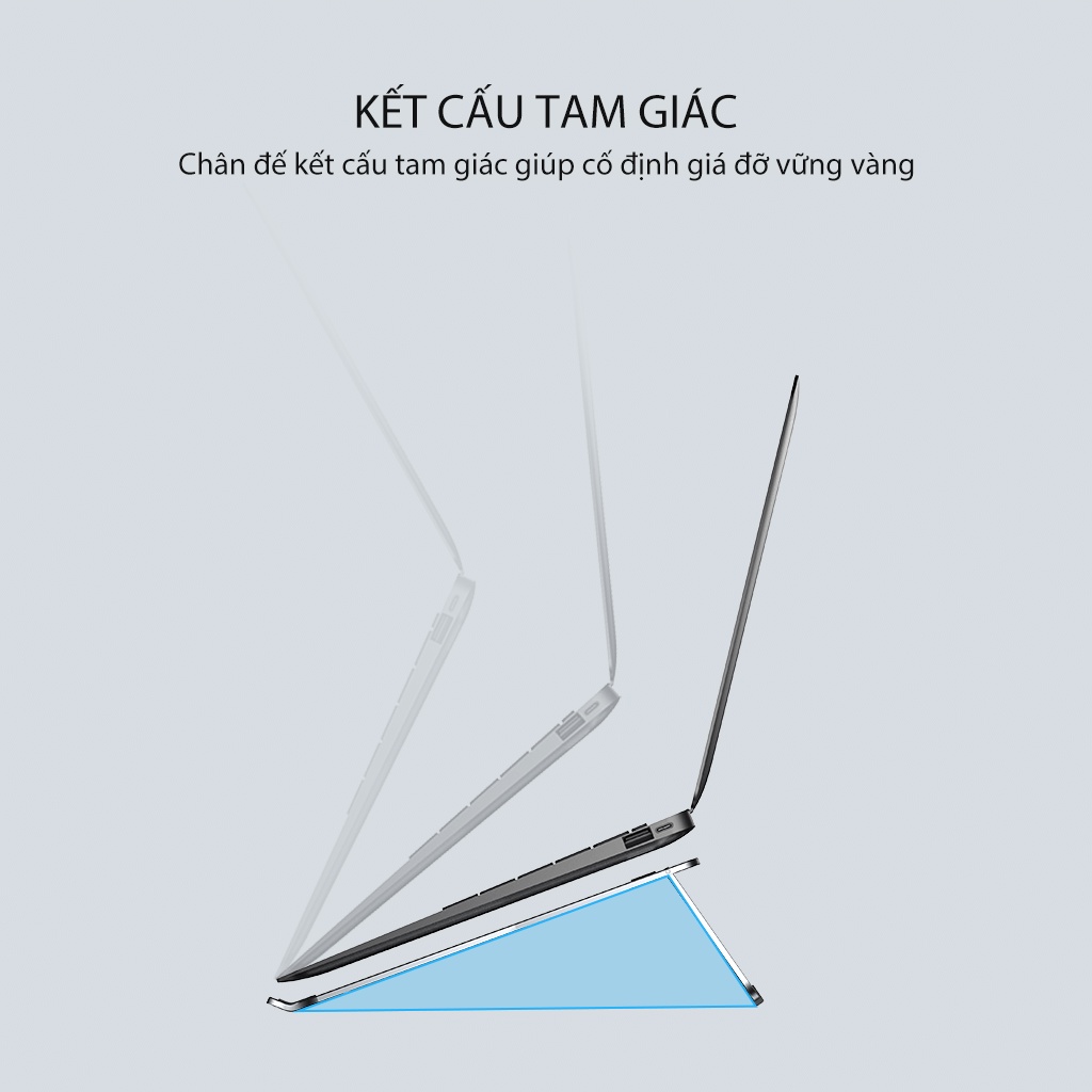 [Mã giảm 10% đơn 99K] Giá Đỡ Laptop Máy Tính Bảng ROBOT RT-LS01 Hợp Kim Nhôm Cao Cấp Gấp Gọn Tiện Lợi Hàng Chính Hãng