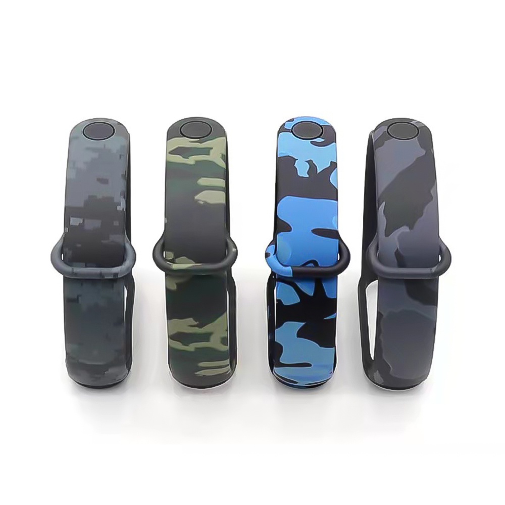 Dây Đeo Họa Tiết Rằn Ri Bằng Silicone Mềm Cho Đồng Hồ Thông Minh Xiaomi Mi Band 7