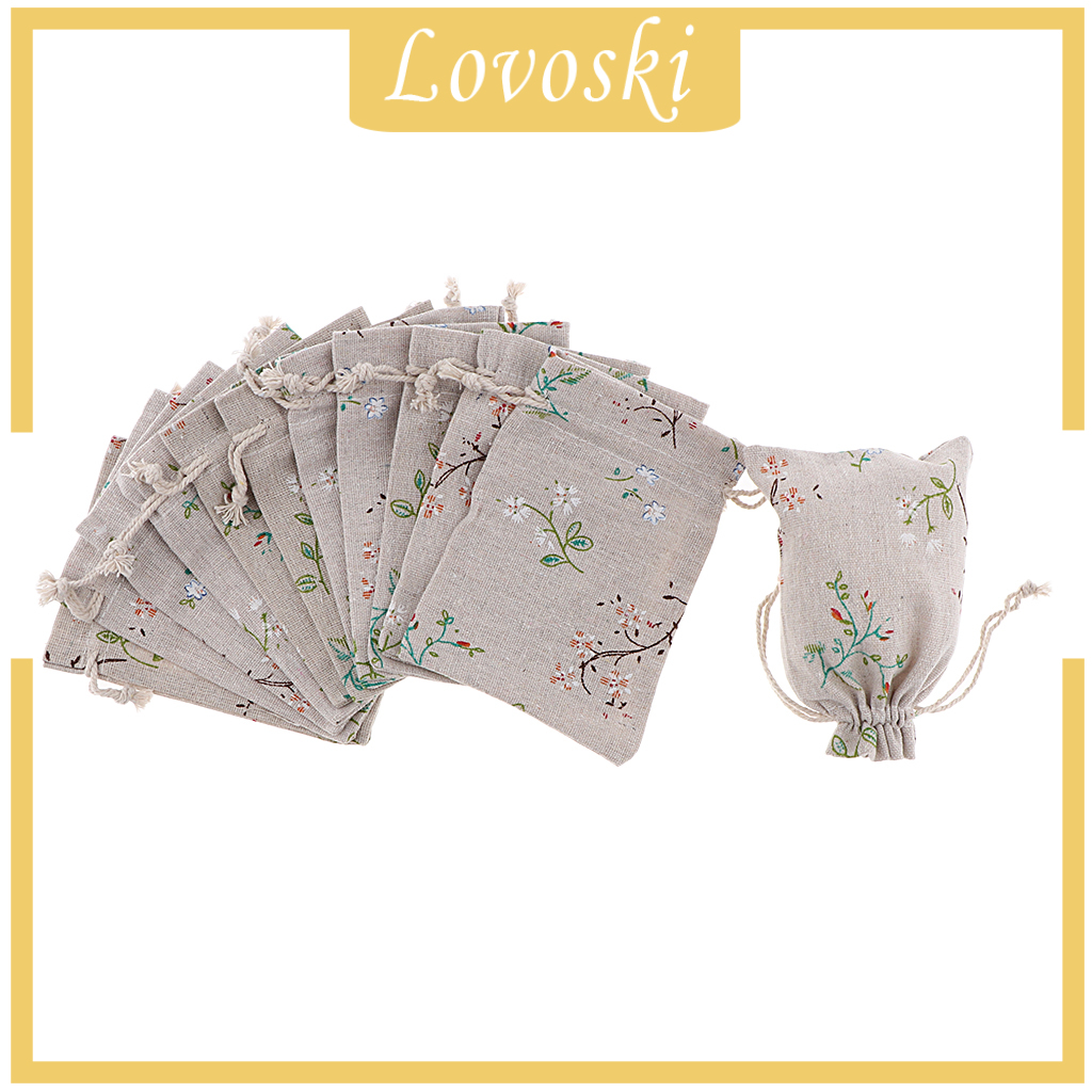 [Lovoski] Túi Vải Bố Dây Rút Đựng Quà Trang Sức