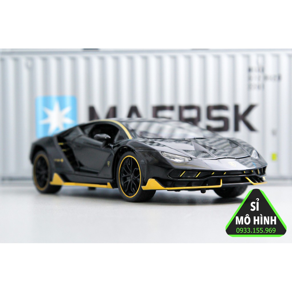 Mô hình xe Lamborghini Centenario 1:24 Đen