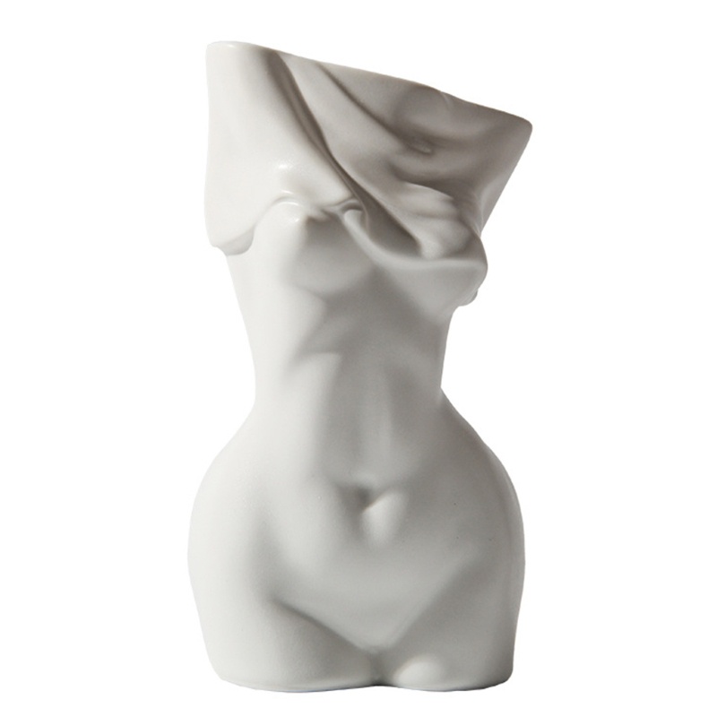 Chậu Hoa Sứ Phong Cách Bohemian Nghệ Thuật Cho Nữ