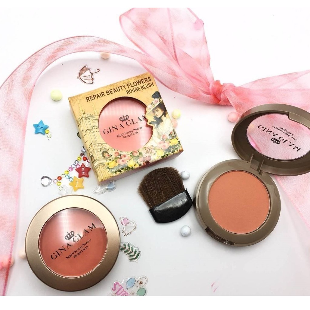 Phấn má Gina Glam repair beauty flowers rouge blush (G36) | WebRaoVat - webraovat.net.vn