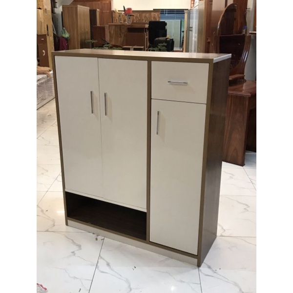 Tủ Giày Dép Gỗ MDF Việt Nam Xuất Khẩu Cao Cấp, Tủ Giầy Dép Phối Màu Nhiều Ngăn To Cao Rộng Rãi Đủ Dùng Cho Đại Gia Đình