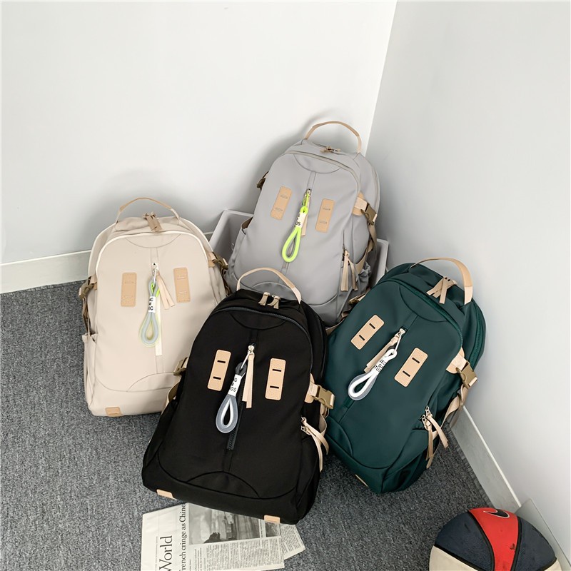 Ba Lô Nylon Chống Thấm Nước Sức Chứa Lớn Thời Trang 2022 Dành Cho Tuổi Teen / Nam Nữ