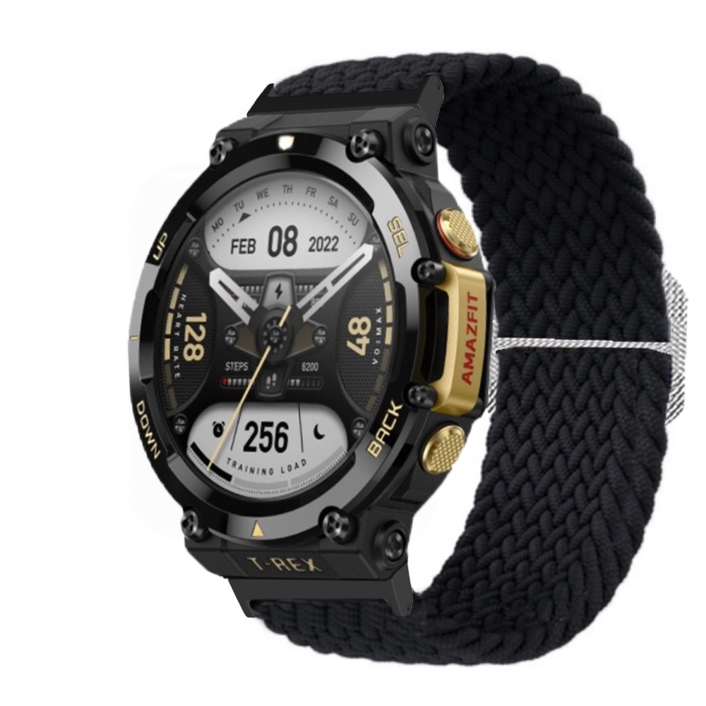 Dây Đeo Sợi Nylon Bện Co Giãn Cho Đồng Hồ Thông Minh Huami Amazfit T-Rex 2 T-Rex2