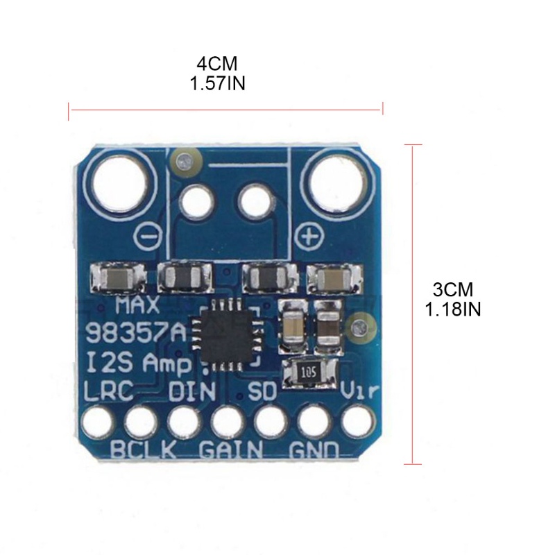 Mô đun bảng mạch khuếch đại âm thanh kỹ thuật số Mono Max98357 I2S cho Raspberry