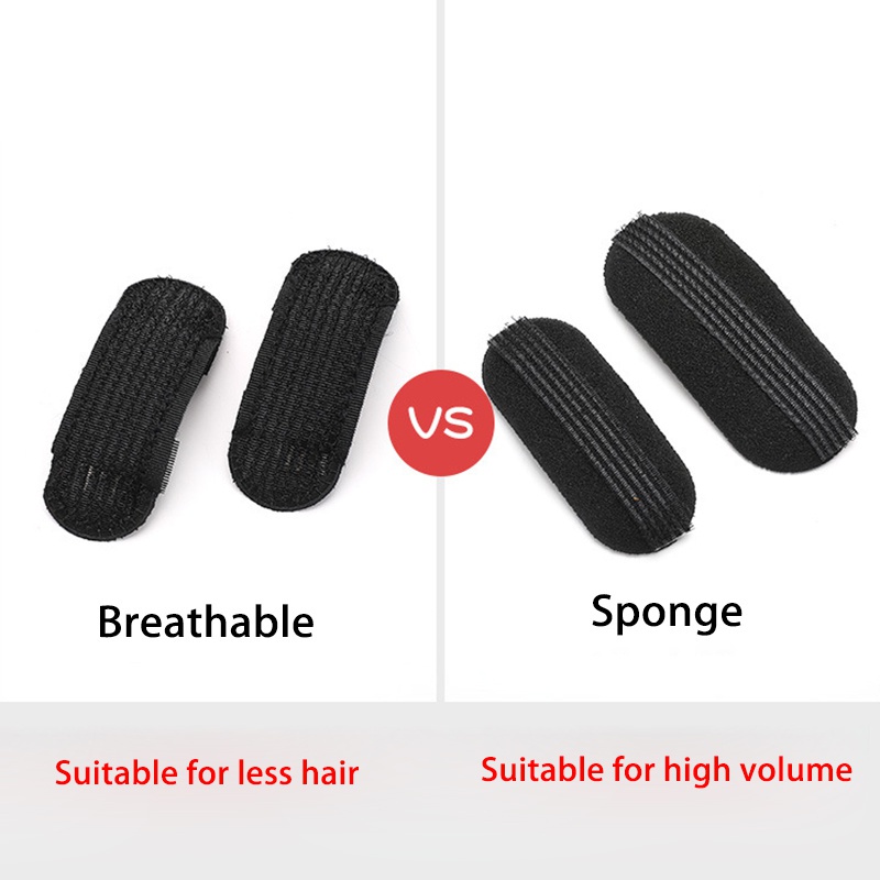 Set 2 Kẹp Tóc Dễ Thương Thoáng Khí Phong Cách Hàn Quốc