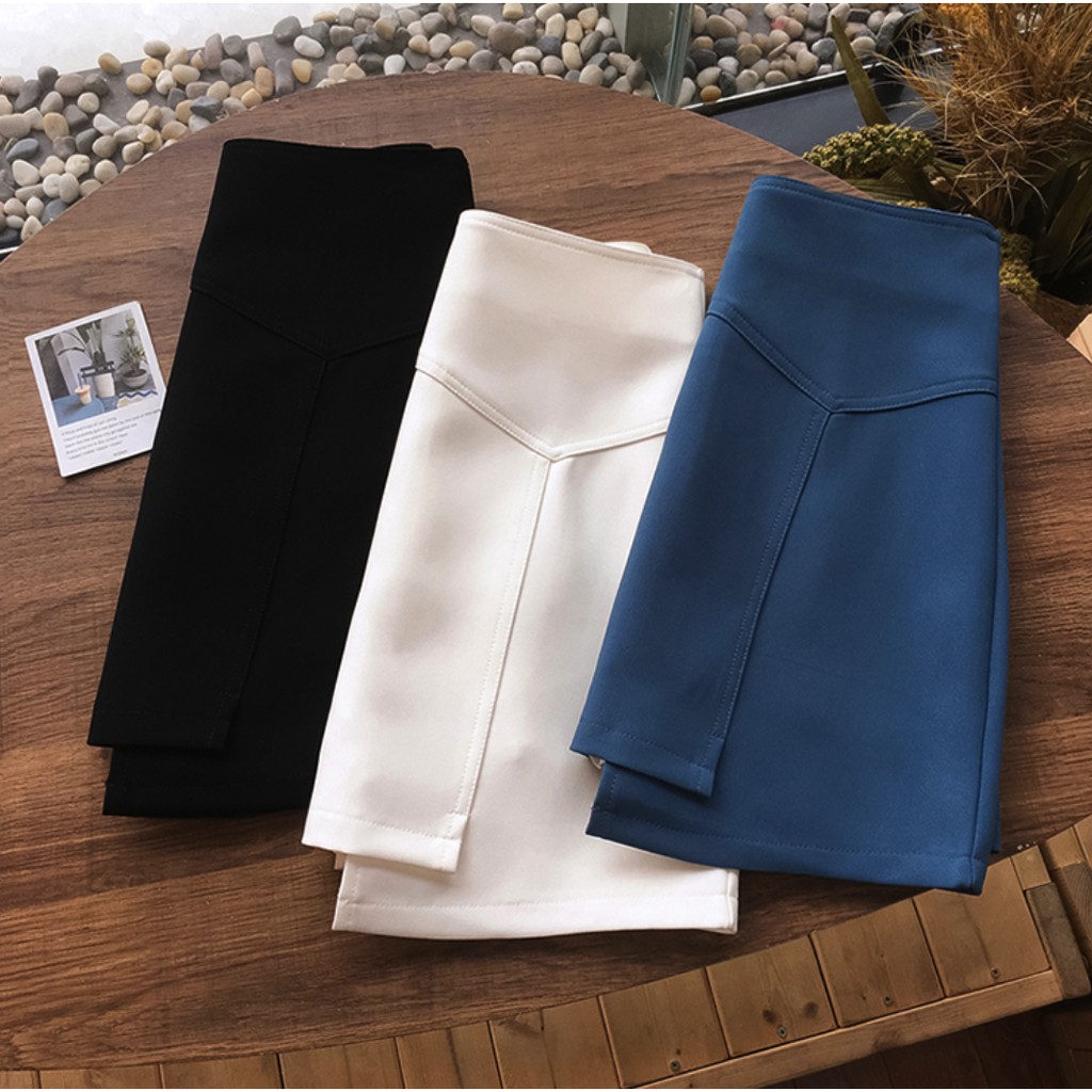 Chân váy chữ A ngắn Morva - Chân váy chữ A cạp cao chỉ chéo cao cấp | BigBuy360 - bigbuy360.vn