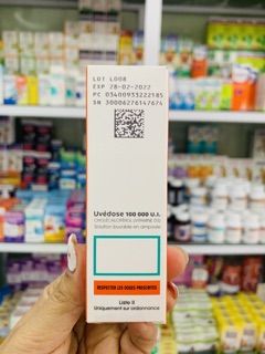 Vitamin d3 uvedose 100.000iu cho bé