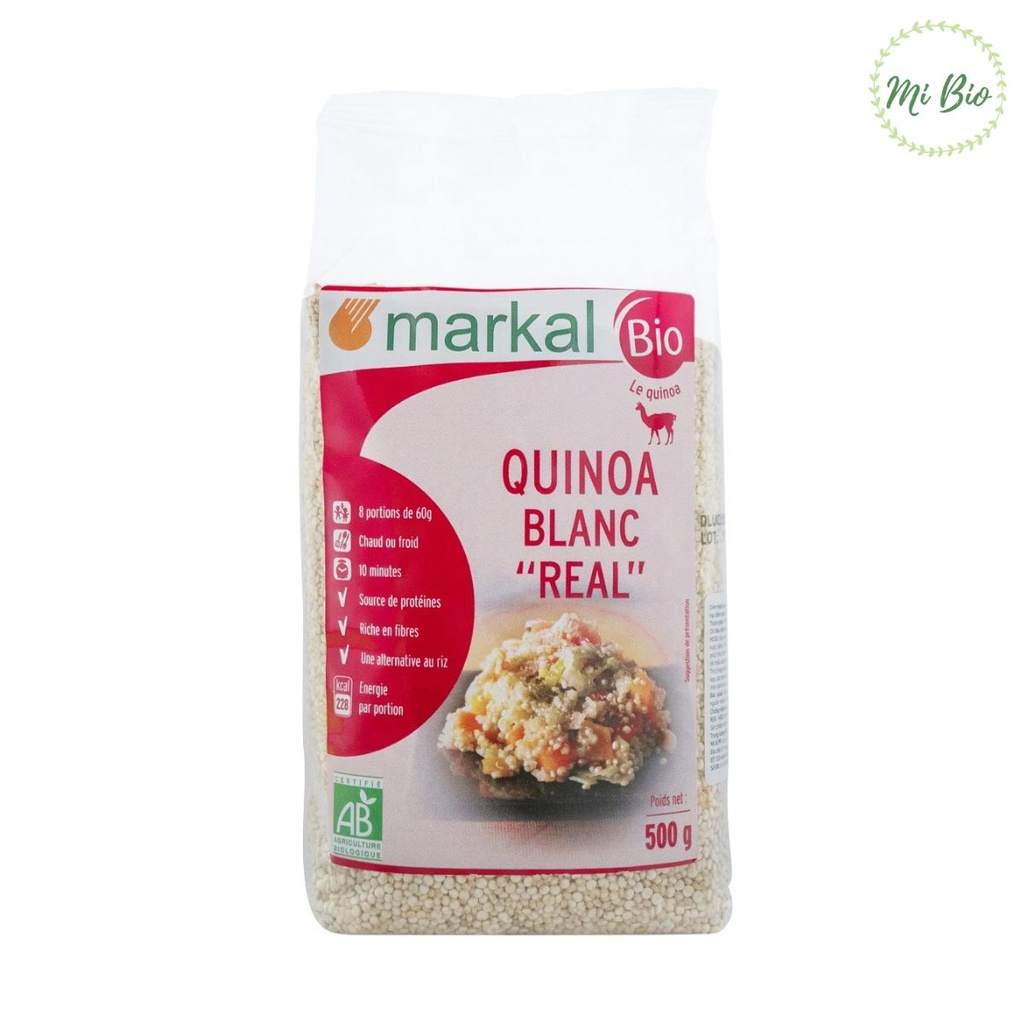 Hạt diêm mạch trắng Quinoa hữu cơ 500g - Markal