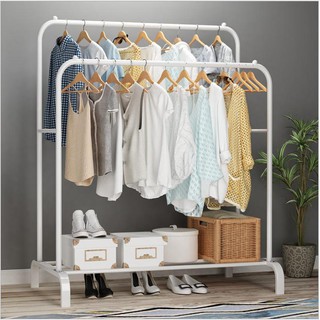 Giá treo quần áo đôi, giá treo trang trí 2021