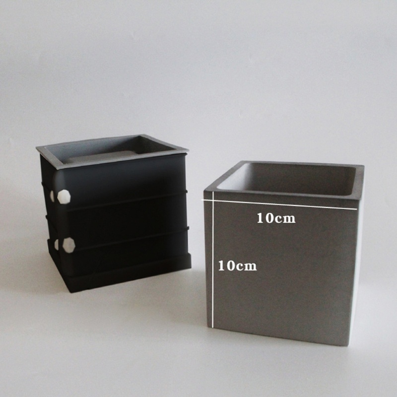 Khuôn Silicone Làm Chậu Hoa 4 inch Tại Nhà