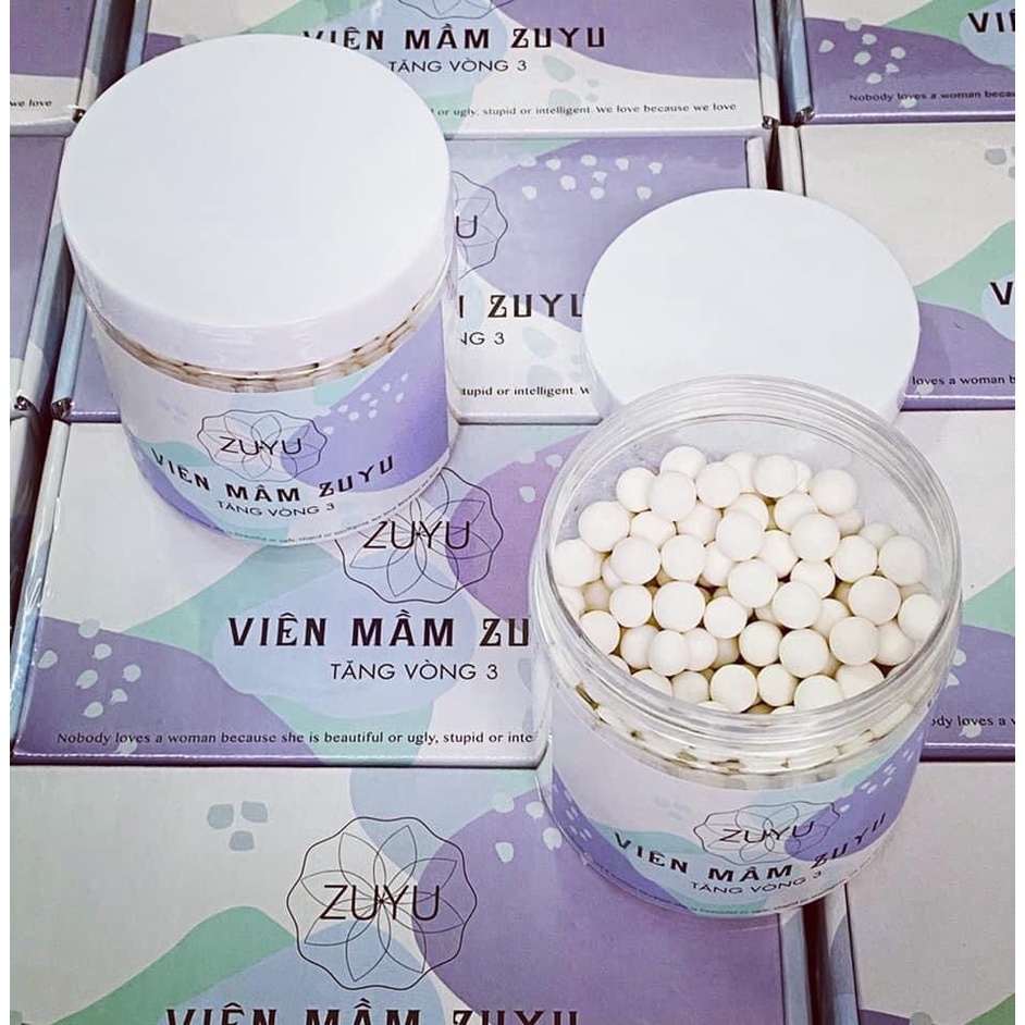 Viên Mầm ZuYu Tăng Vòng 3 [Hộp 300 Viên, Mua 1 Tặng 1+Thước Dây