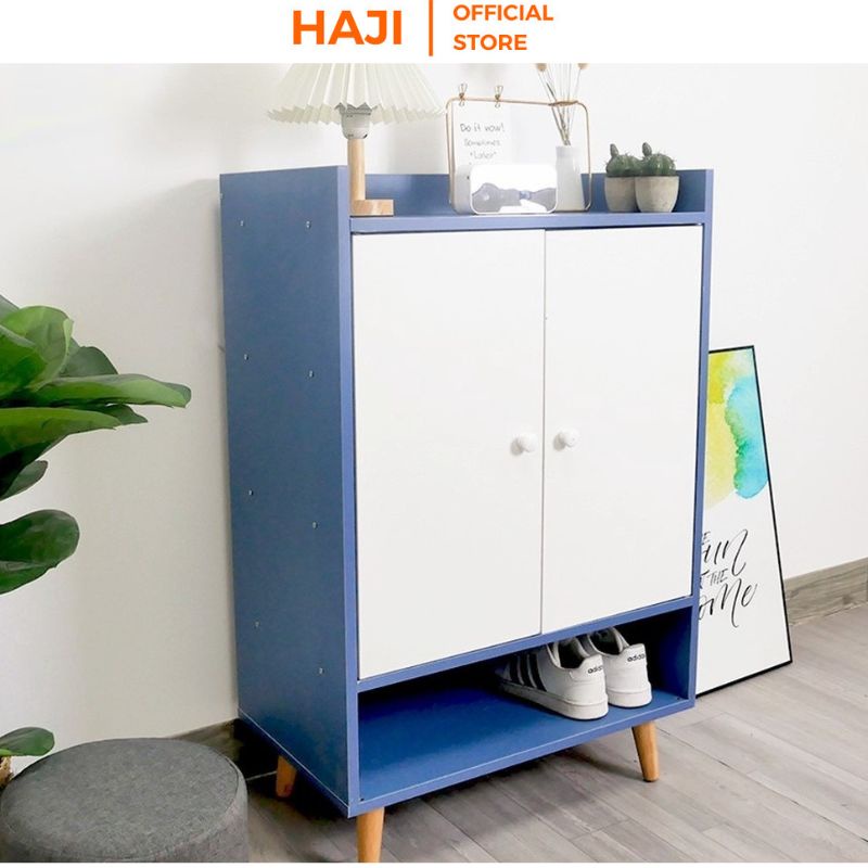 Tủ giày gỗ 4 tầng HAJI chống ẩm cánh mở tiết kiệm diện tích A125