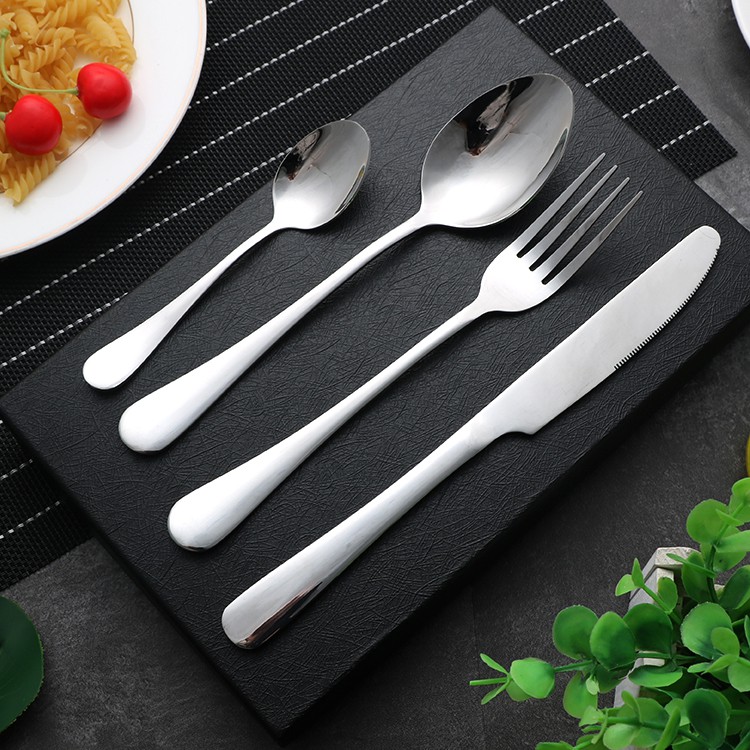 KATELV Bộ dụng cụ ăn 4 món bằng thép không gỉ kim loại đầy màu sắc cao cấp phong cách Hàn Quốc hỗ trợ tùy chỉnh logo