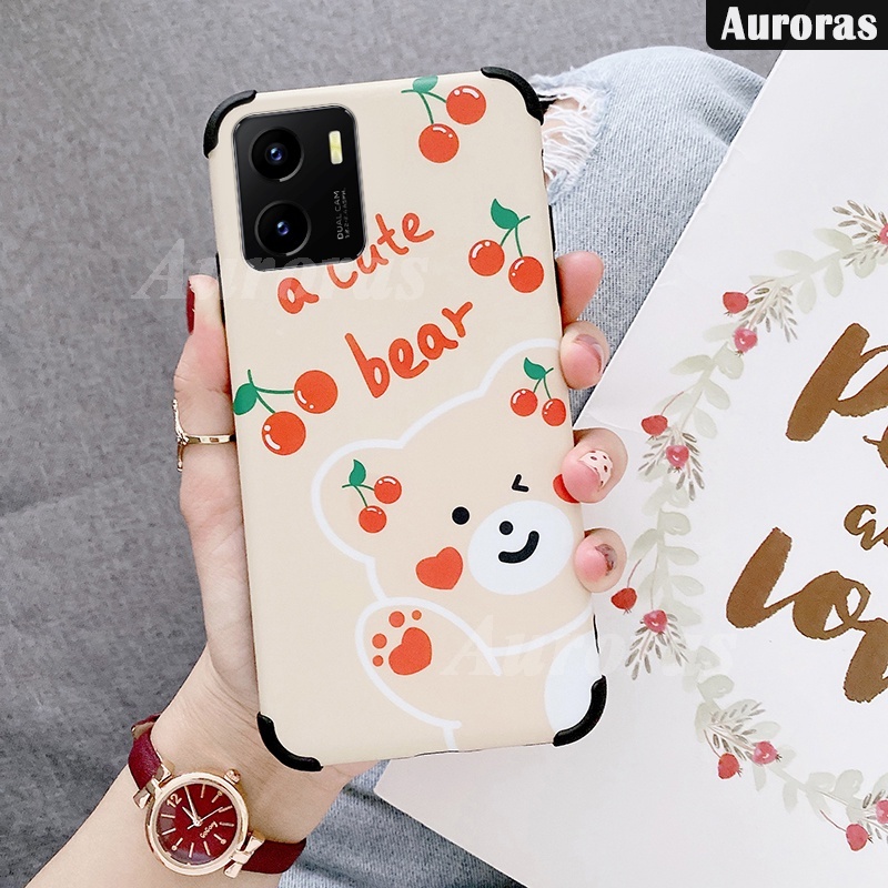 Ốp Điện Thoại Hình Gấu Dễ Thương Cho OPPO A76 A76
