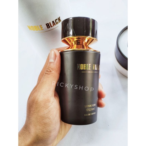 Nước Hoa Nam Nữ Unisex NOBLE BLACK LONKOOM 100ML Sang Trọng Thơm Dai Mùi hương Phấn Thơm