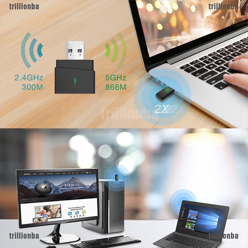 Bộ Thu Phát Wifi 1200mbps Usb 3.0 5g / 2.4g Bluetooth 5.0