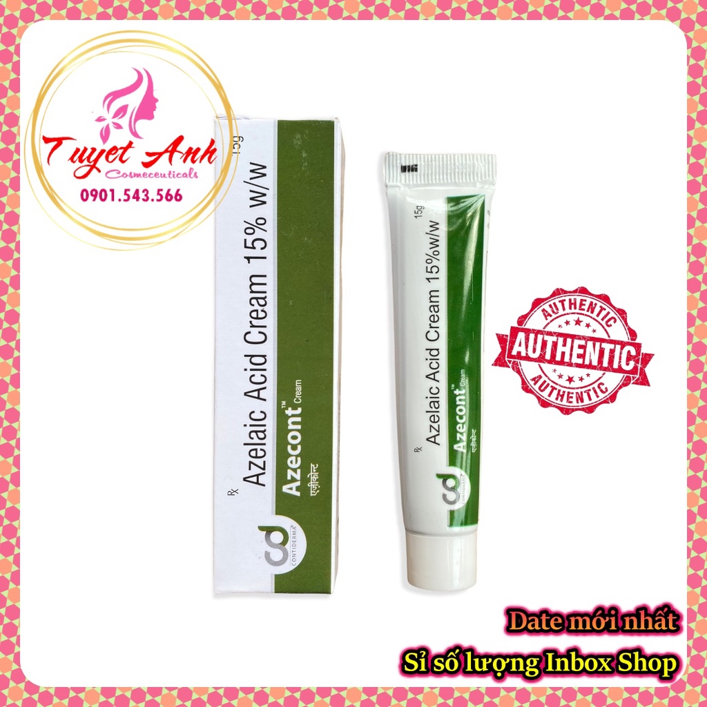 [Auth-Date mới] Acne Derm 20% Azelaic Acid tuýp 20g - BaLan - Kem giảm Mụn, mờ thâm, trắng sáng da