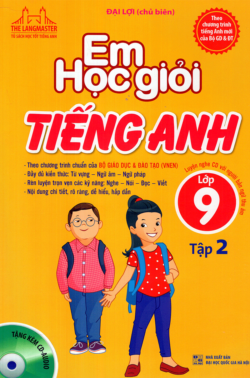 Sách Em Học Giỏi Tiếng Anh Lớp 9 Tập 2 - Kèm CD