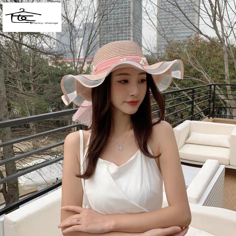 Nón Rộng Vành Che Nắng Phong Cách Hàn Quốc Dễ Phối Đồ Cho Nữ