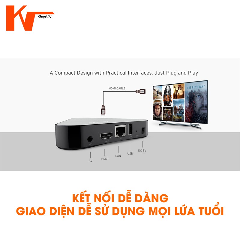 Android TV Box Himedia H1 PLUS, 4K TV Box, Android TV 9 độc quyền, Thanh Lý Giá Sốc