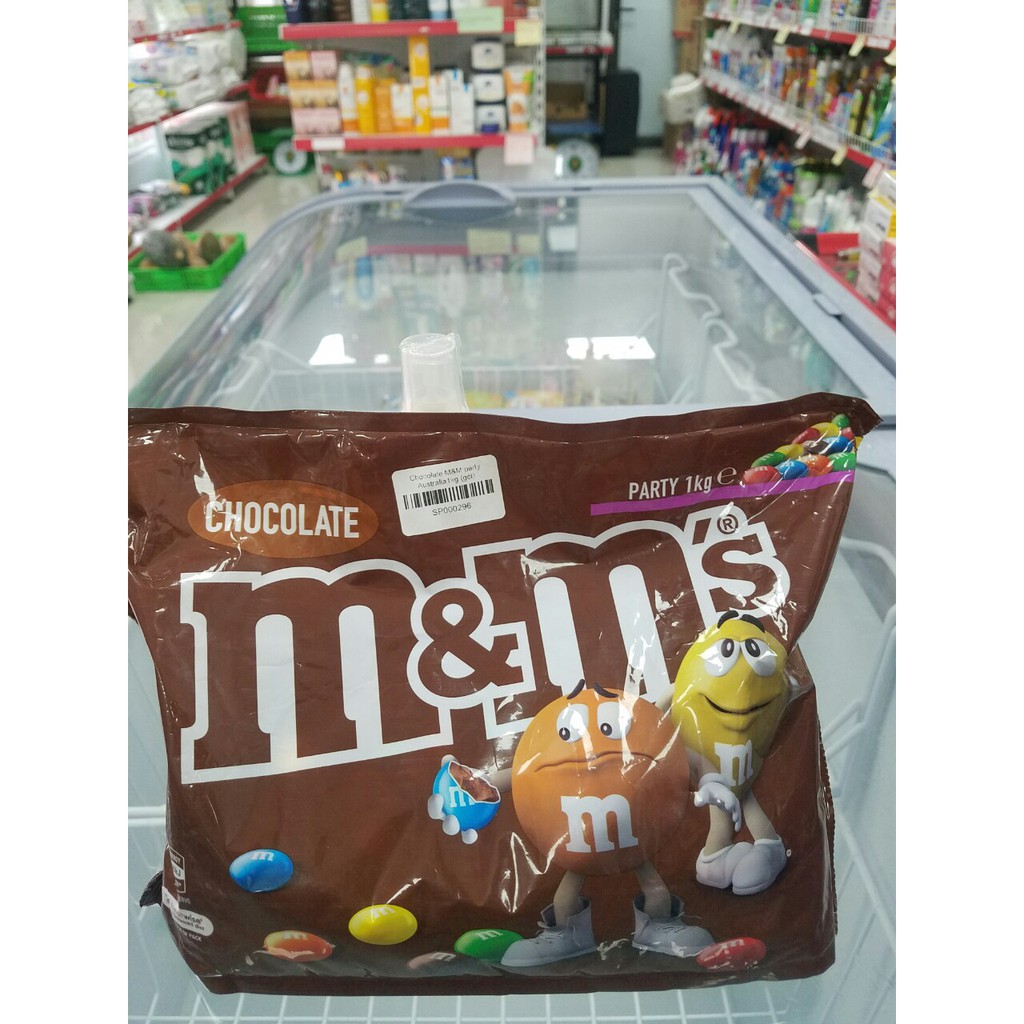 Peanut M&M party Australia 1kg ( Túi socola đậu phộng 1kg của M & M )