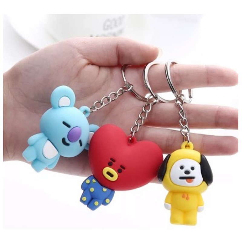  Móc Khóa BTS, Bộ Sưu Tập Móc Khoa Nhân Vật BT21 Hot Trend