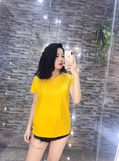 Sỉ áo phông cổ tròn nữ