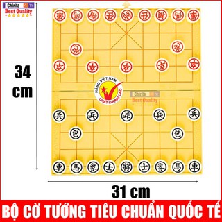 Bộ cờ tướng liên hiệp thành cỡ 31 x 34 cm - quân cờ tiêu chuẩn quốc tế