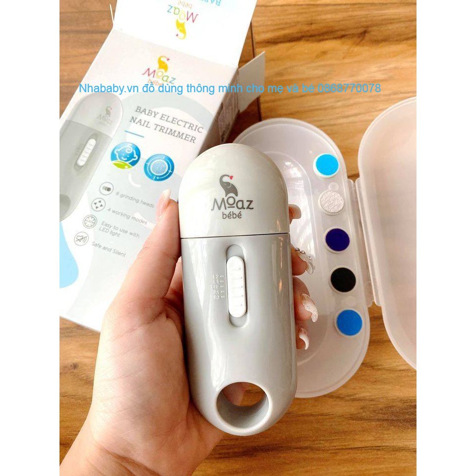 Máy giũa móng cho cả gia đình nhỏ thích hợp 0M+ chính hãng MOAZBEBE