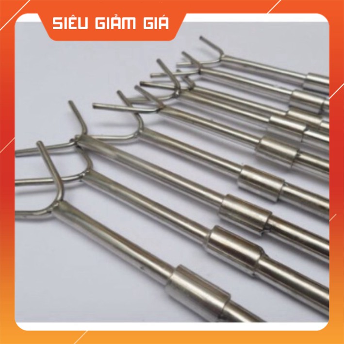 R Cây chống cần bằng inox dài 150cm thu gọn 80cm đến 1m [Giá rẻ]