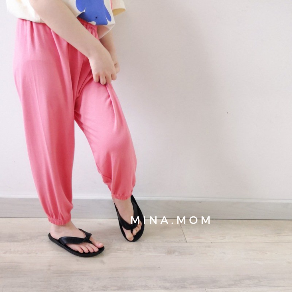 Quần dài cho bé chống muỗi, mát, nhẹ quần dài bé trai bé gái mina.mom